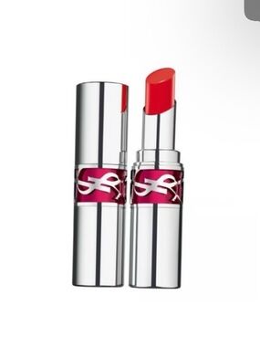 Yves Saint Laurent Rouge Volupte Candy Glaze 10 Red Crush Double Care Balm